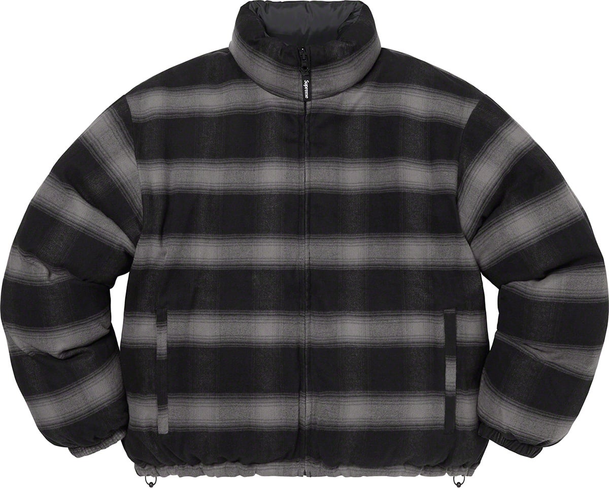 Flannel Reversible Puffer Jacket view 27
